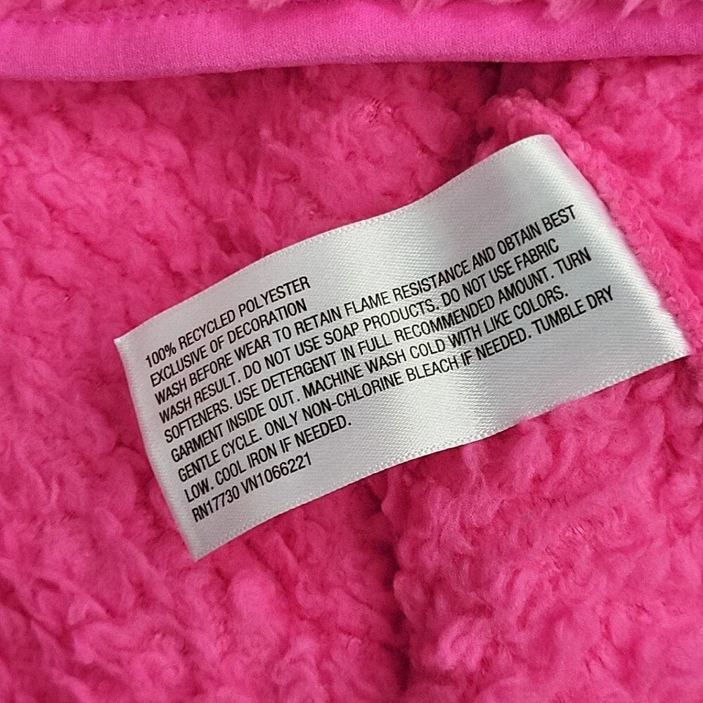 Wondershop Boys Girls Pajama Pullover Sherpa Sweatshirt Sweater Medium 8 Pink